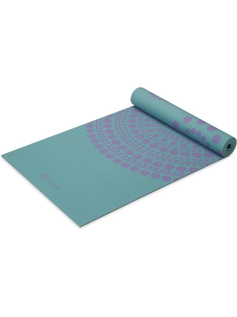 New Gaiam Yoga Mat - Premium 6mm Print Reversible Extra Thick Non Slip Exercise